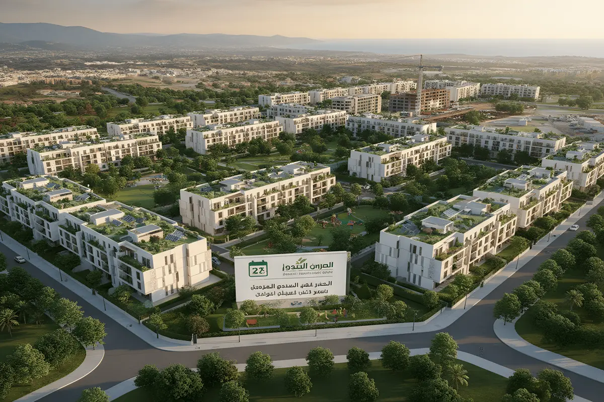 برنامج الدعم المباشر للسكن.. العمران تفتح باب الاستثمار العقاري بشرفات الخضراء 1 برنامج الدعم المباشر للسكن.. العمران تفتح باب الاستثمار العقاري بشرفات الخضراء 1
