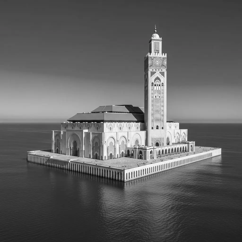 مشاريع شقق دعم السكن في الدار البيضاء - مسجد الحسن الثاني