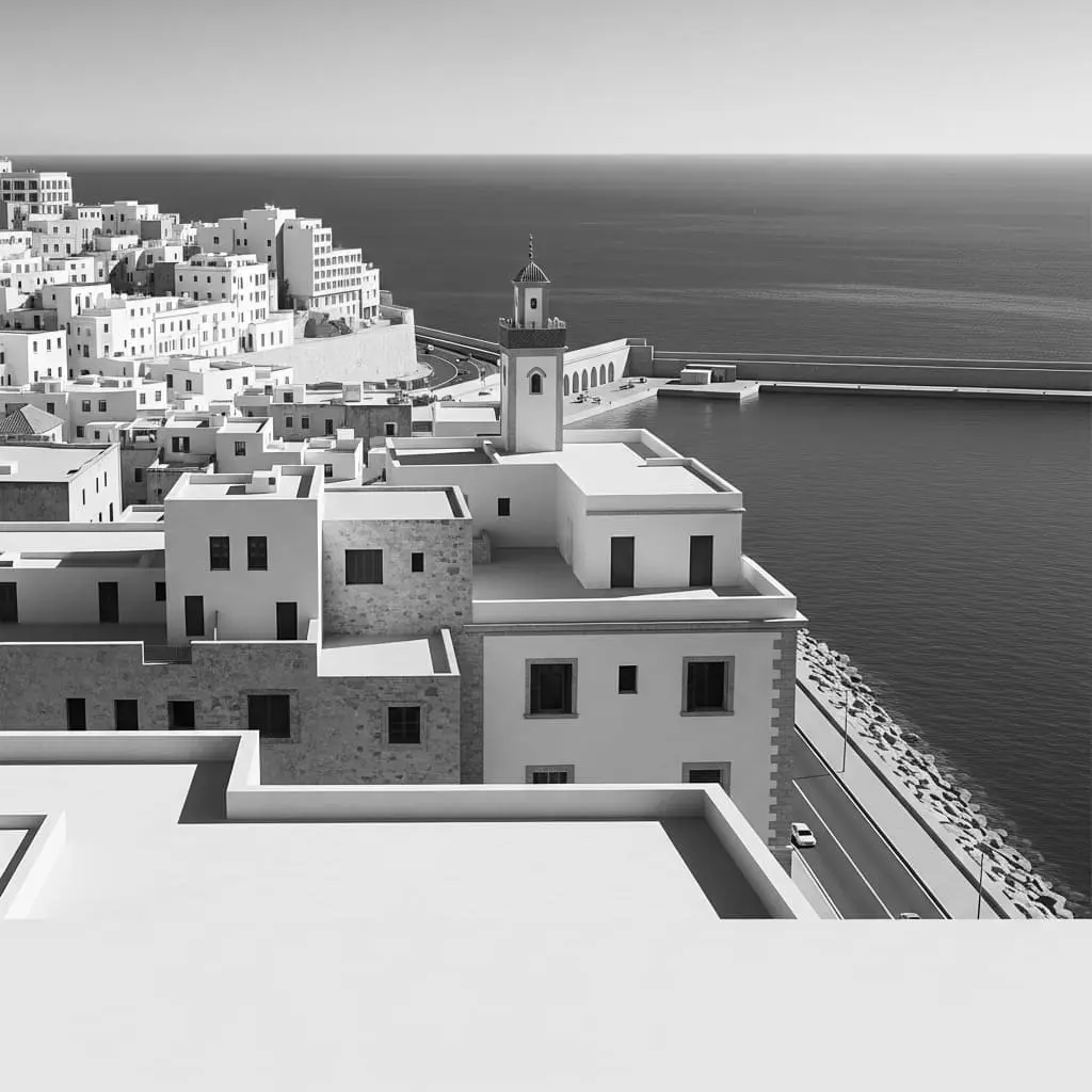 شقق شقق دعم السكن في طنجة - إطلالة على البحر